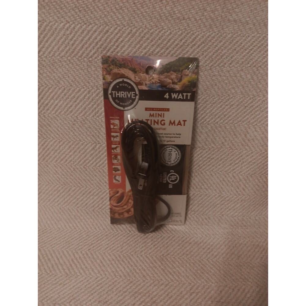 New A world Thrive Of Wonder 4 watts Mini Heating Mat For All Reptiles